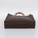 LOUIS VUITTON Monogram Sac Plat Hand Bag M51140 LV Auth ka6009-5