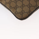 GUCCI GG Supreme Shoulder Bag PVC Beige Gold 295257 Auth ka601-12