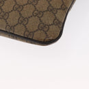 GUCCI GG Supreme Shoulder Bag PVC Beige Gold 295257 Auth ka601-13