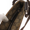 GUCCI GG Supreme Shoulder Bag PVC Beige Gold 295257 Auth ka601-15