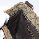 GUCCI GG Supreme Shoulder Bag PVC Beige Gold 295257 Auth ka601-19