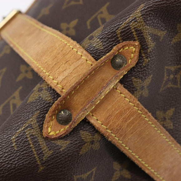 LOUIS VUITTON Monogram Saumur 35 Shoulder Bag M42254 LV Auth ka6011