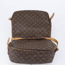 LOUIS VUITTON Monogram Saumur 35 Shoulder Bag M42254 LV Auth ka6011-9