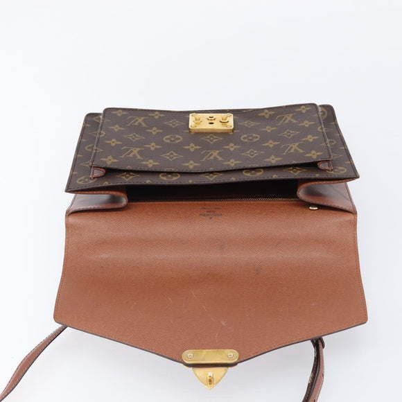 LOUIS VUITTON Monogram Monceau 28 Hand Bag M51185 LV Auth ka6012