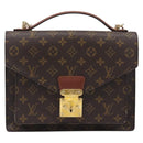 LOUIS VUITTON Monogram Monceau 28 Hand Bag M51185 LV Auth ka6012-13