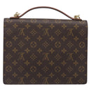 LOUIS VUITTON Monogram Monceau 28 Hand Bag M51185 LV Auth ka6012-2