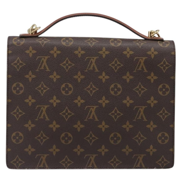 LOUIS VUITTON Monogram Monceau 28 Hand Bag M51185 LV Auth ka6012
