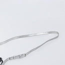 BALENCIAGA Croco Embossed Shopping XXS Leather 2way Silver 597858 Auth ka6015V-10