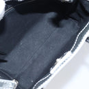 BALENCIAGA Croco Embossed Shopping XXS Leather 2way Silver 597858 Auth ka6015V-18