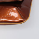 LOUIS VUITTON Monogram Vernis Thompson Street Bag Bronze M91124 LV Auth ka6016-15