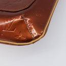 LOUIS VUITTON Monogram Vernis Thompson Street Bag Bronze M91124 LV Auth ka6016-17