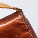 LOUIS VUITTON Monogram Vernis Thompson Street Bag Bronze M91124 LV Auth ka6016-8