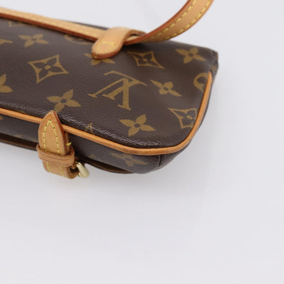LOUIS VUITTON Monogram Pochette Marrell Waist bag M51159 LV Auth ka6017V
