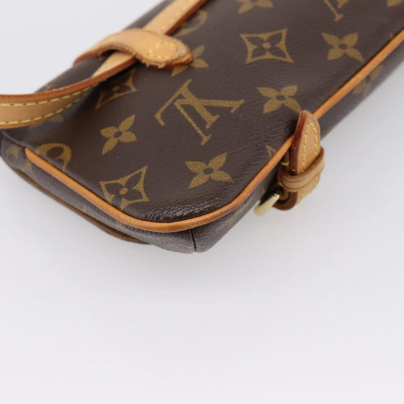 LOUIS VUITTON Monogram Pochette Marrell Waist bag M51159 LV Auth ka6017V