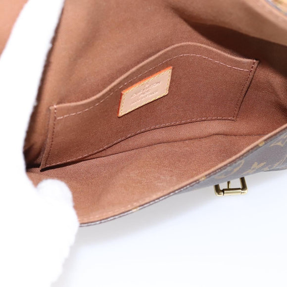 LOUIS VUITTON Monogram Pochette Marrell Waist bag M51159 LV Auth ka6017V