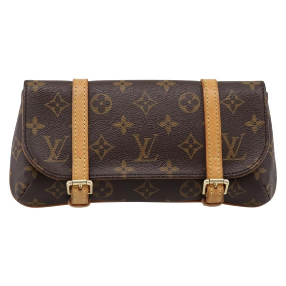 LOUIS VUITTON Monogram Pochette Marrell Waist bag M51159 LV Auth ka6017V