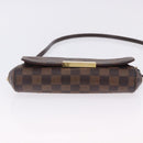 LOUIS VUITTON Damier Ebene Favorit PM Shoulder Bag 2way N41276 LV Auth ka6018V-5