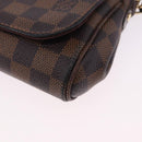 LOUIS VUITTON Damier Ebene Favorit PM Shoulder Bag 2way N41276 LV Auth ka6018V-16