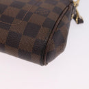 LOUIS VUITTON Damier Ebene Favorit PM Shoulder Bag 2way N41276 LV Auth ka6018V-18