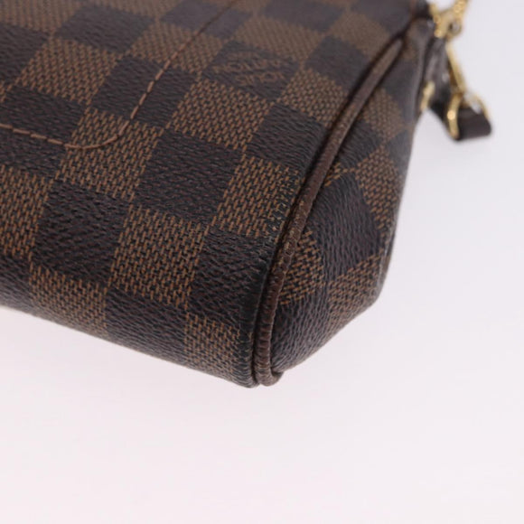 LOUIS VUITTON Damier Ebene Favorit PM Shoulder Bag 2way N41276 LV Auth ka6018V