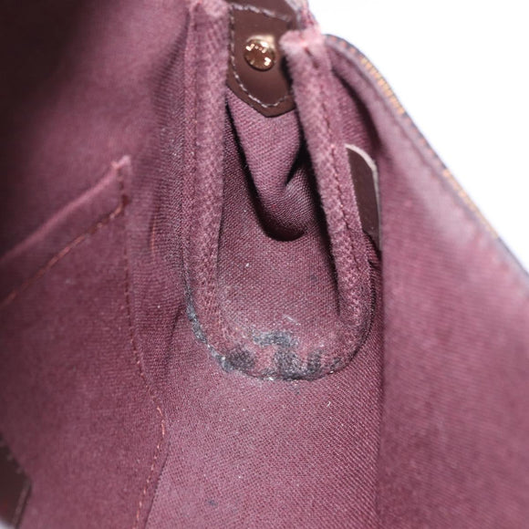LOUIS VUITTON Damier Ebene Favorit PM Shoulder Bag 2way N41276 LV Auth ka6018V