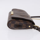 LOUIS VUITTON Damier Ebene Favorit PM Shoulder Bag 2way N41276 LV Auth ka6018V-3