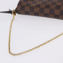 LOUIS VUITTON Damier Ebene Favorit PM Shoulder Bag 2way N41276 LV Auth ka6018V-7