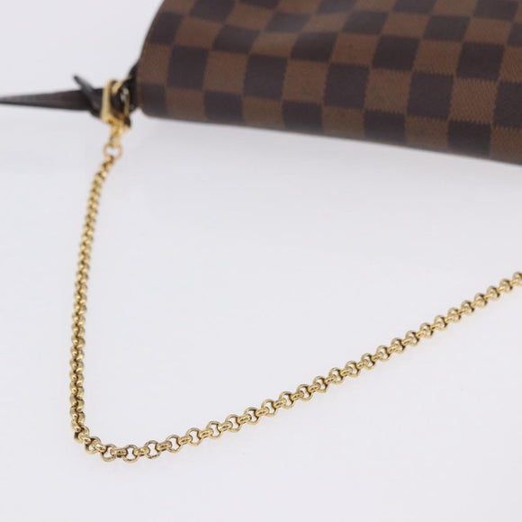 LOUIS VUITTON Damier Ebene Favorit PM Shoulder Bag 2way N41276 LV Auth ka6018V