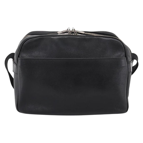 LOUIS VUITTON Taiga Reporter PM Shoulder Bag Ardoise M30152 LV Auth ka6020