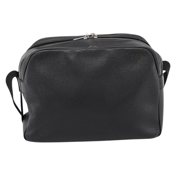 LOUIS VUITTON Taiga Reporter PM Shoulder Bag Ardoise M30152 LV Auth ka6020