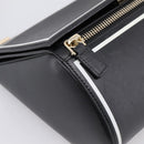 GIVENCHY Shoulder Bag Leather Black Gold Auth ka6021A-14