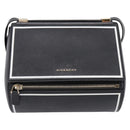 GIVENCHY Shoulder Bag Leather Black Gold Auth ka6021A-13
