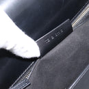 GIVENCHY Shoulder Bag Leather Black Gold Auth ka6021A-12