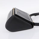 GIVENCHY Shoulder Bag Leather Black Gold Auth ka6021A-4