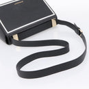 GIVENCHY Shoulder Bag Leather Black Gold Auth ka6021A-7