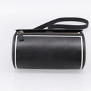 GIVENCHY Shoulder Bag Leather Black Gold Auth ka6021A-5