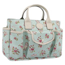 GUCCI Hand Bag Canvas Light Blue 628159 Auth ka6023V-1