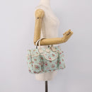GUCCI Hand Bag Canvas Light Blue 628159 Auth ka6023V-21