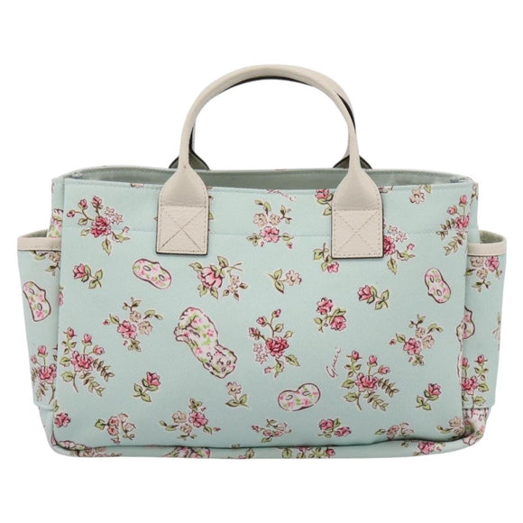 GUCCI Hand Bag Canvas Light Blue 628159 Auth ka6023V