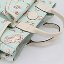 GUCCI Hand Bag Canvas Light Blue 628159 Auth ka6023V-6