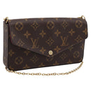 LOUIS VUITTON Monogram Wallet Pochette Felice Shoulder Bag M61276 Auth ka6025V-1