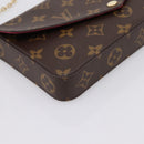 LOUIS VUITTON Monogram Wallet Pochette Felice Shoulder Bag M61276 Auth ka6025V-15
