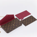 LOUIS VUITTON Monogram Wallet Pochette Felice Shoulder Bag M61276 Auth ka6025V-9