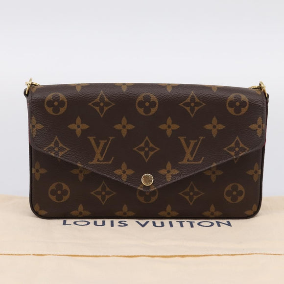 LOUIS VUITTON Monogram Wallet Pochette Felice Shoulder Bag M61276 Auth ka6025V