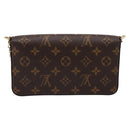 LOUIS VUITTON Monogram Wallet Pochette Felice Shoulder Bag M61276 Auth ka6025V-2