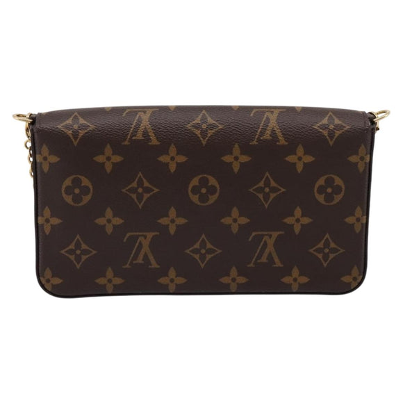 LOUIS VUITTON Monogram Wallet Pochette Felice Shoulder Bag M61276 Auth ka6025V