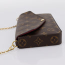 LOUIS VUITTON Monogram Wallet Pochette Felice Shoulder Bag M61276 Auth ka6025V-3