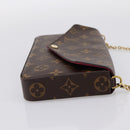 LOUIS VUITTON Monogram Wallet Pochette Felice Shoulder Bag M61276 Auth ka6025V-4