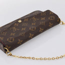 LOUIS VUITTON Monogram Wallet Pochette Felice Shoulder Bag M61276 Auth ka6025V-6