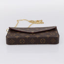LOUIS VUITTON Monogram Wallet Pochette Felice Shoulder Bag M61276 Auth ka6025V-5